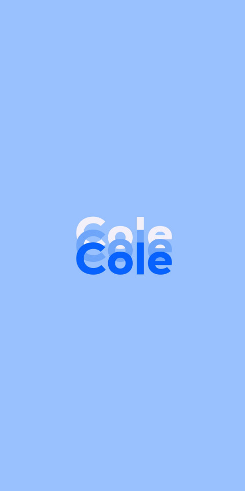 Free photo of Name DP: Cole