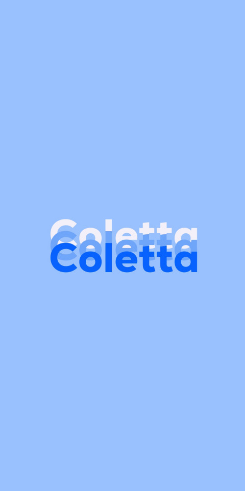 Free photo of Name DP: Coletta