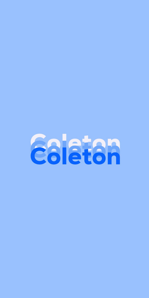 Free photo of Name DP: Coleton