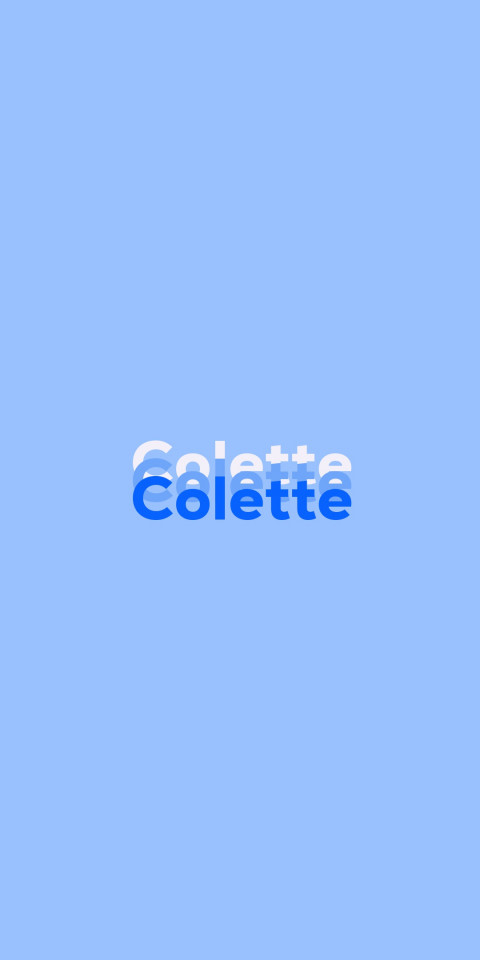 Free photo of Name DP: Colette