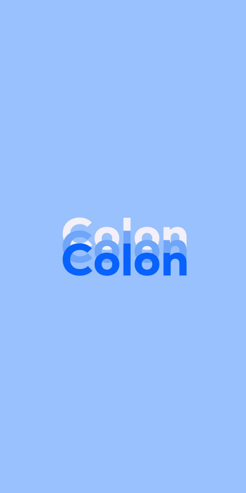 Free photo of Name DP: Colon