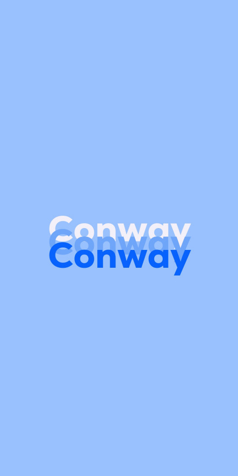 Free photo of Name DP: Conway