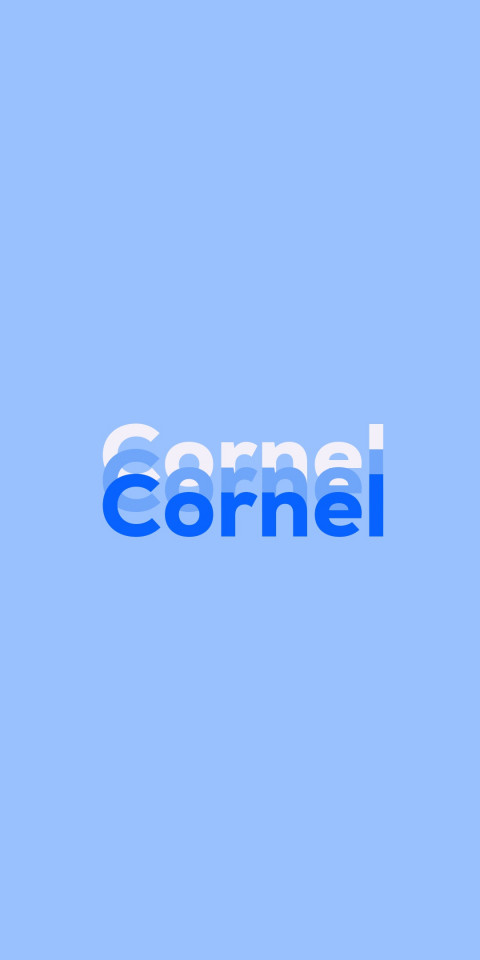 Free photo of Name DP: Cornel