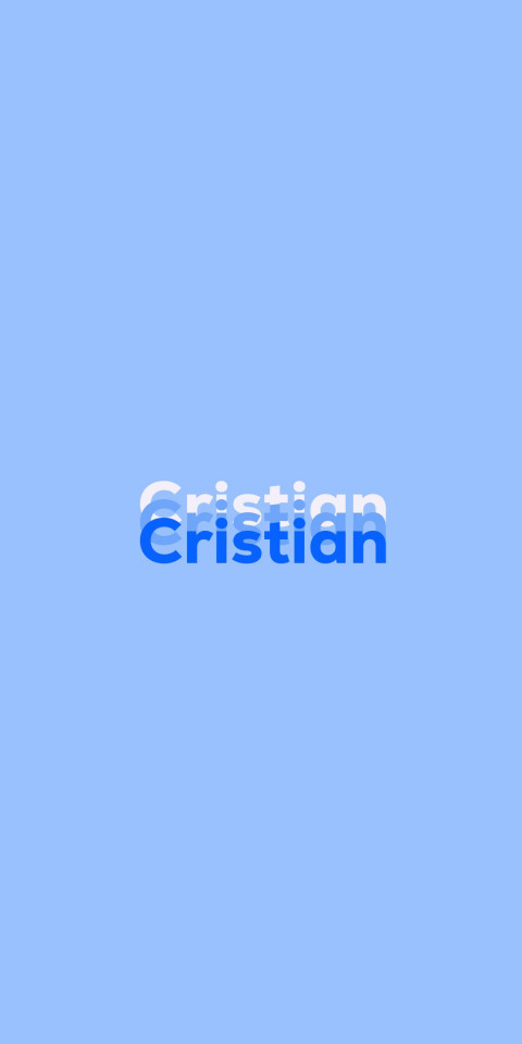 Free photo of Name DP: Cristian