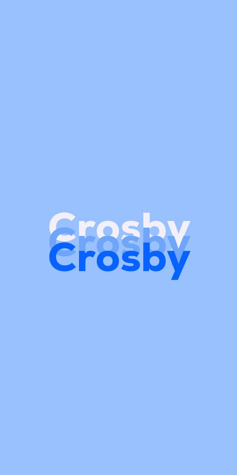 Free photo of Name DP: Crosby