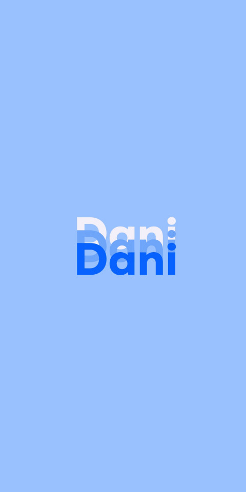 Free photo of Name DP: Dani