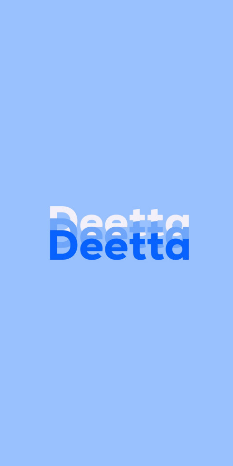 Free photo of Name DP: Deetta