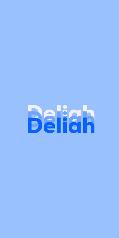 Free photo of Name DP: Deliah