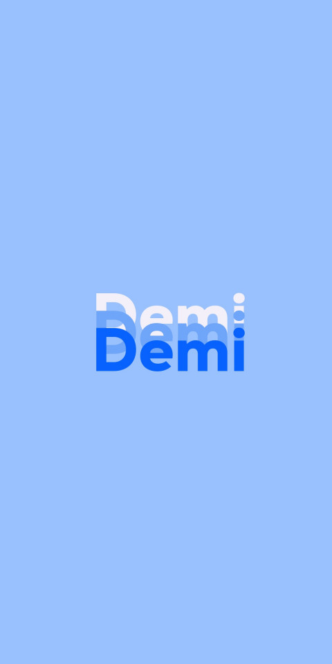 Free photo of Name DP: Demi