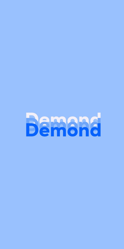 Free photo of Name DP: Demond