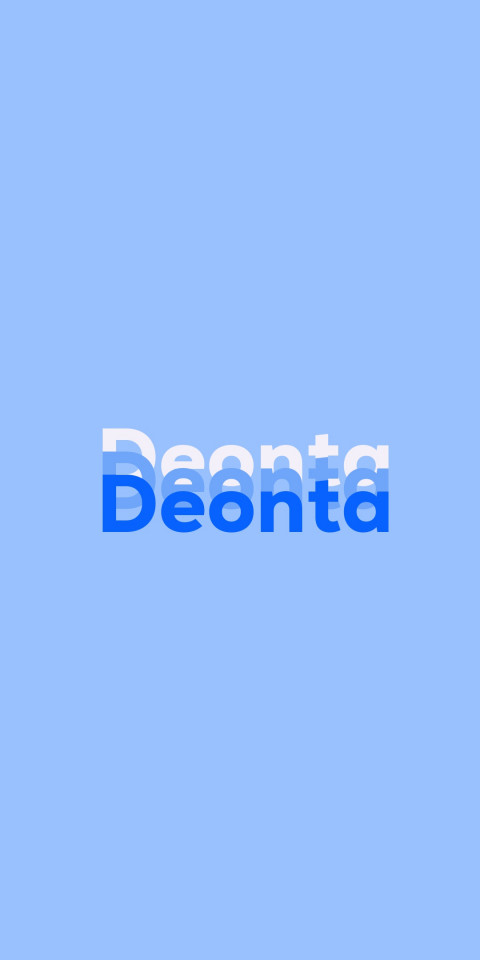 Free photo of Name DP: Deonta