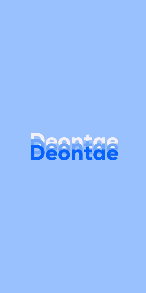 Free photo of Name DP: Deontae