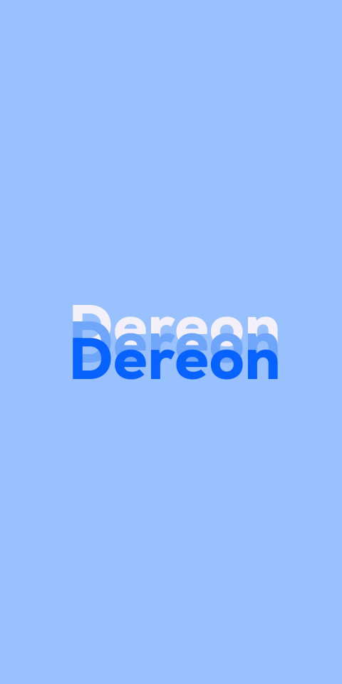 Free photo of Name DP: Dereon