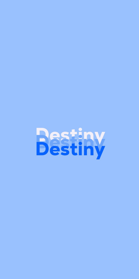 Free photo of Name DP: Destiny