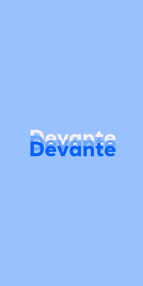 Free photo of Name DP: Devante