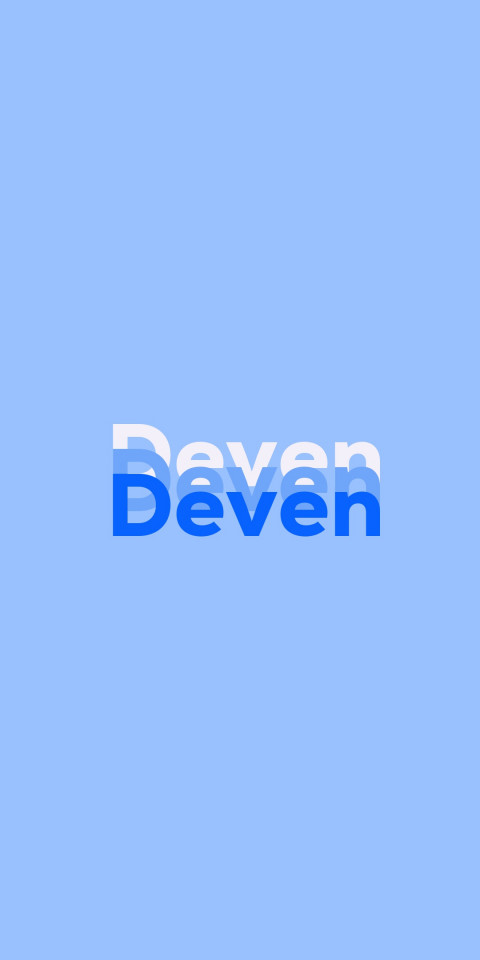 Free photo of Name DP: Deven