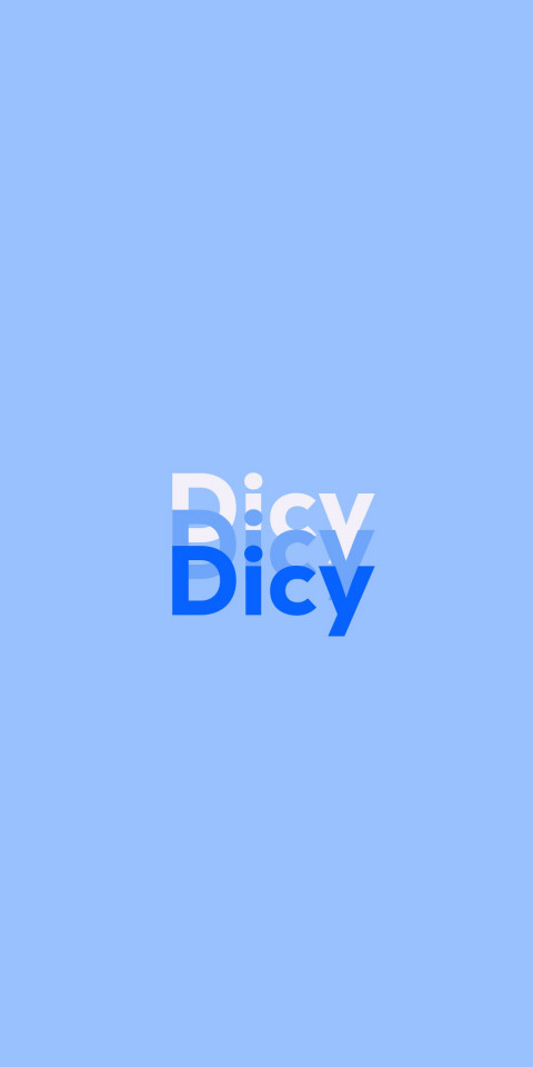 Free photo of Name DP: Dicy