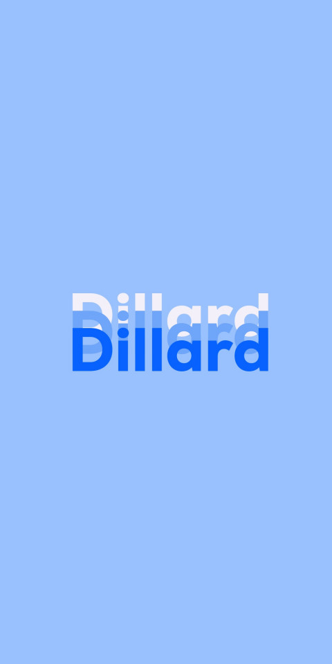 Free photo of Name DP: Dillard