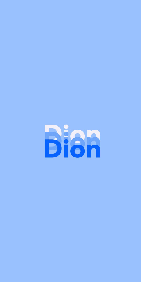 Free photo of Name DP: Dion