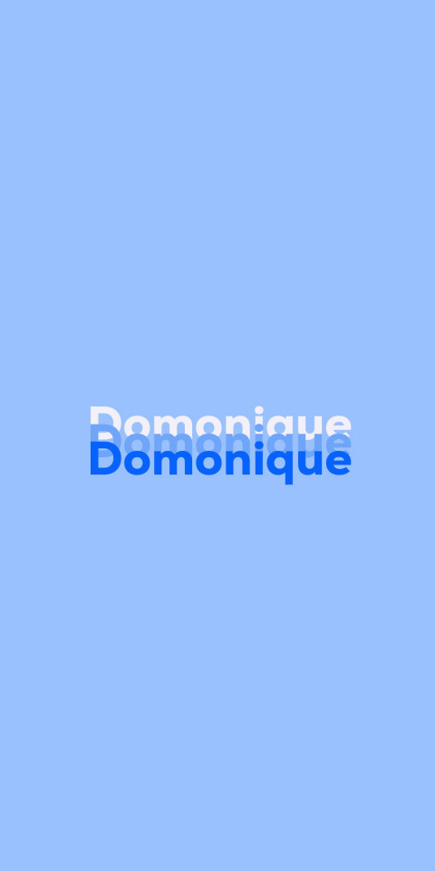 Free photo of Name DP: Domonique