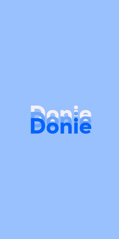 Free photo of Name DP: Donie