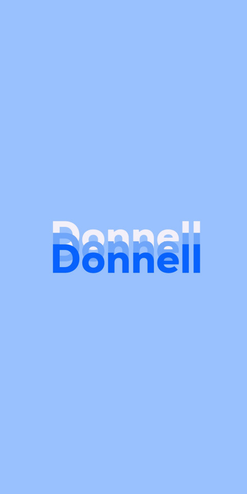 Free photo of Name DP: Donnell