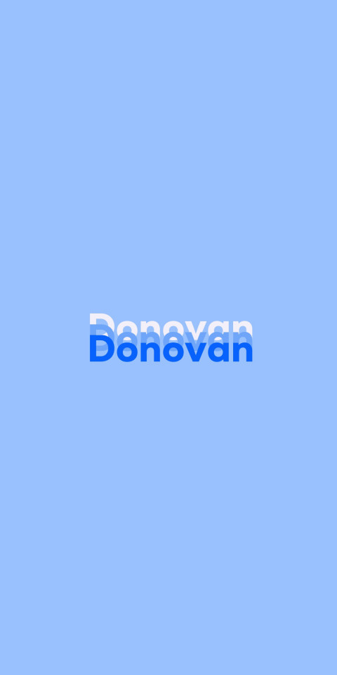 Free photo of Name DP: Donovan
