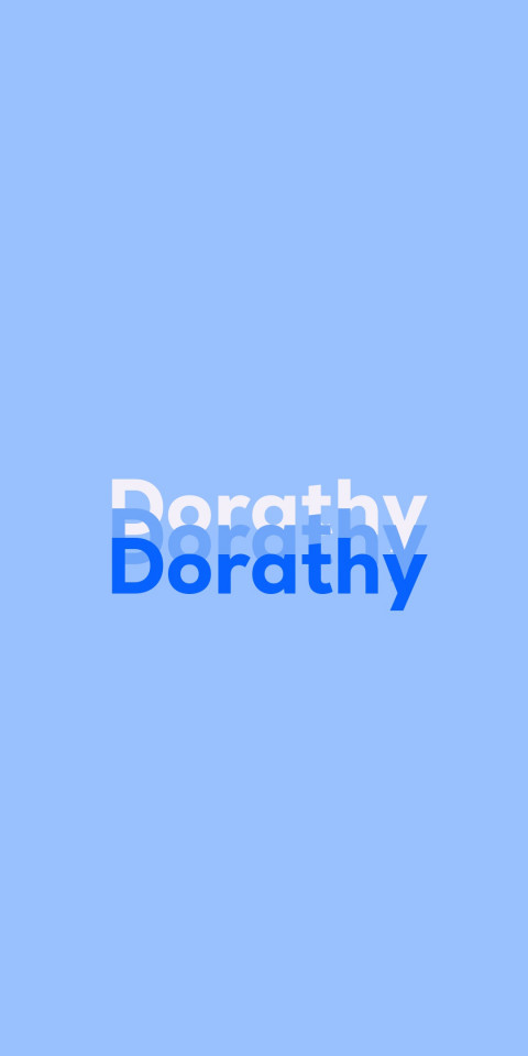 Free photo of Name DP: Dorathy