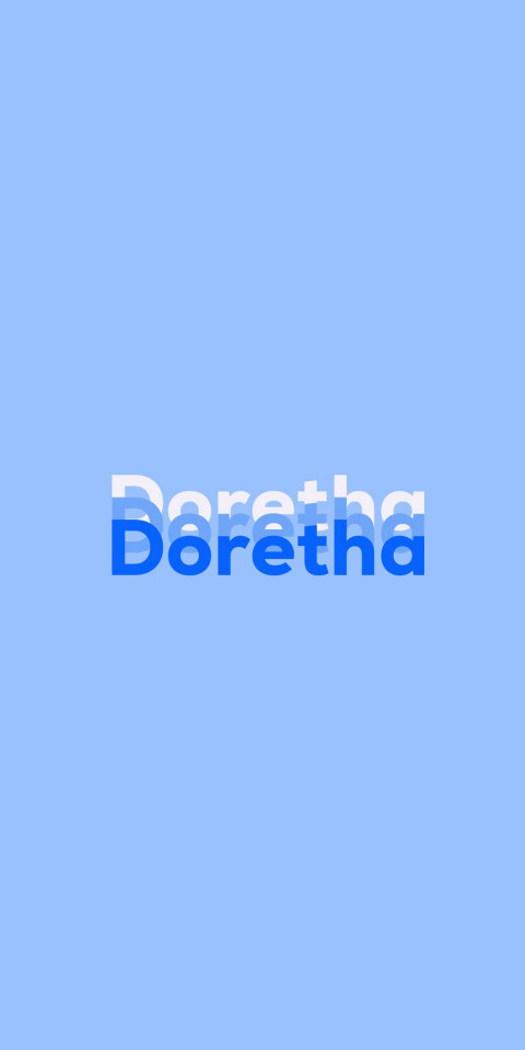 Free photo of Name DP: Doretha