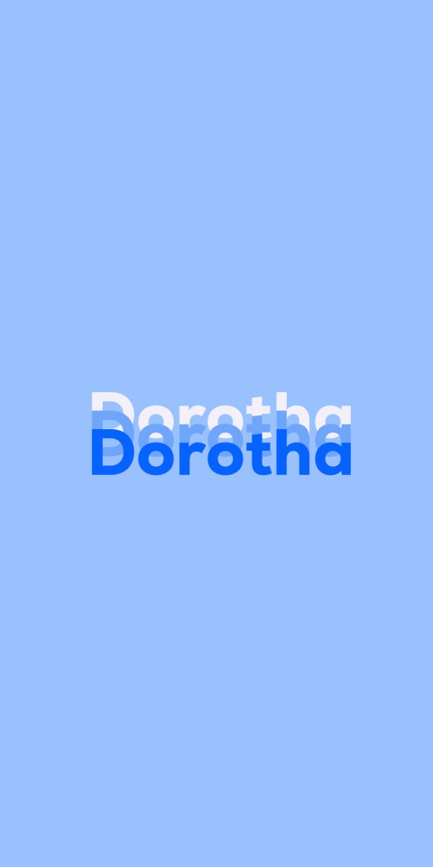 Free photo of Name DP: Dorotha