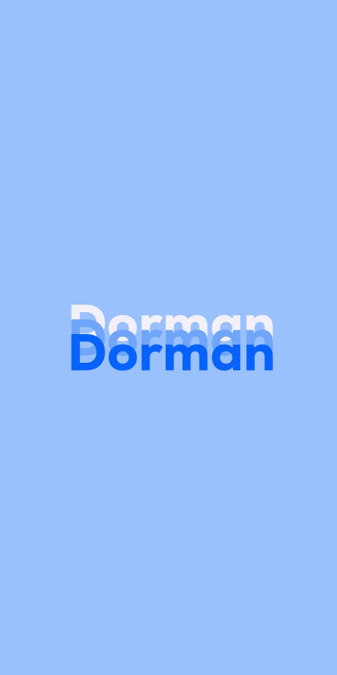 Free photo of Name DP: Dorman