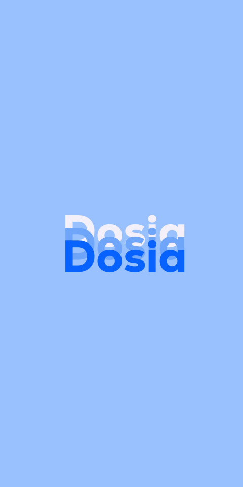 Free photo of Name DP: Dosia