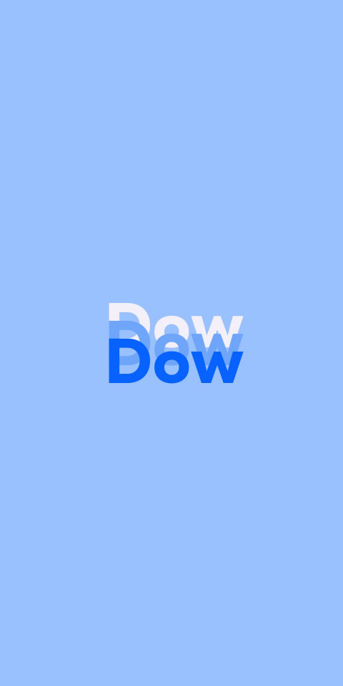 Free photo of Name DP: Dow