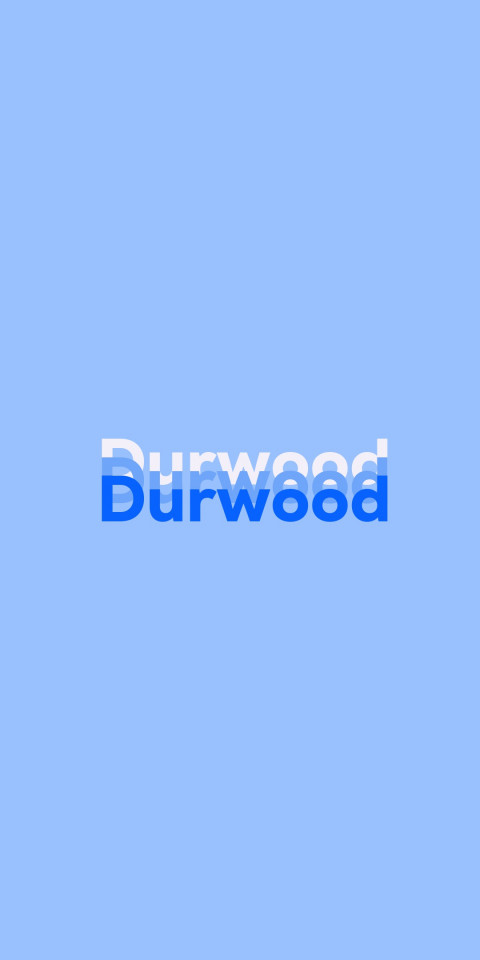 Free photo of Name DP: Durwood