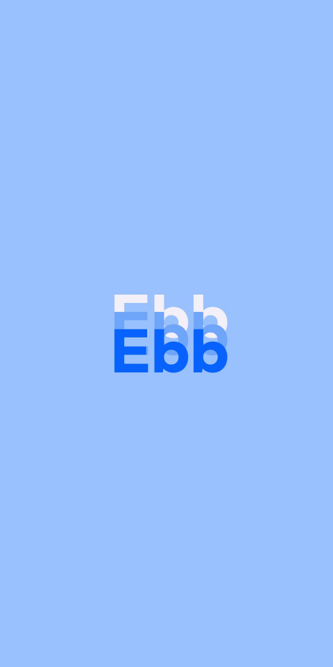 Free photo of Name DP: Ebb