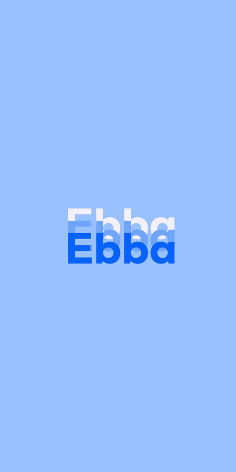 Free photo of Name DP: Ebba