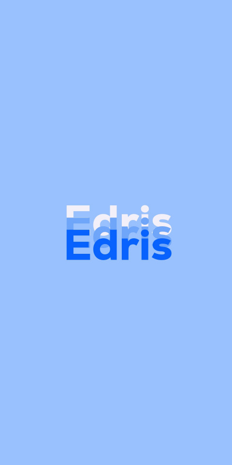 Free photo of Name DP: Edris