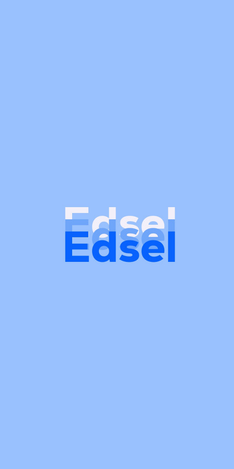 Free photo of Name DP: Edsel