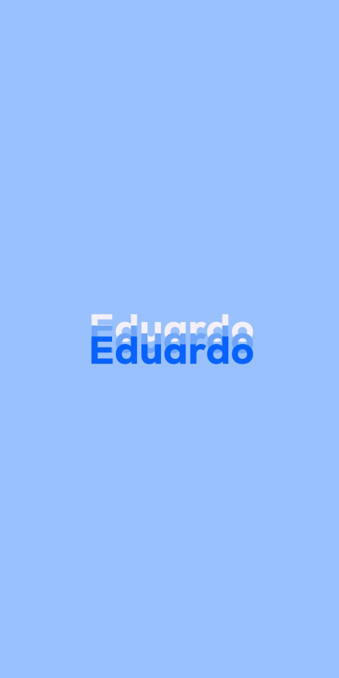 Free photo of Name DP: Eduardo