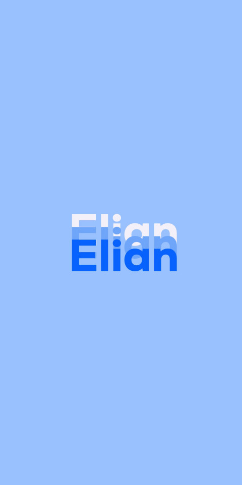 Free photo of Name DP: Elian