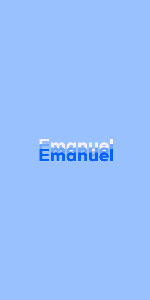 Free photo of Name DP: Emanuel