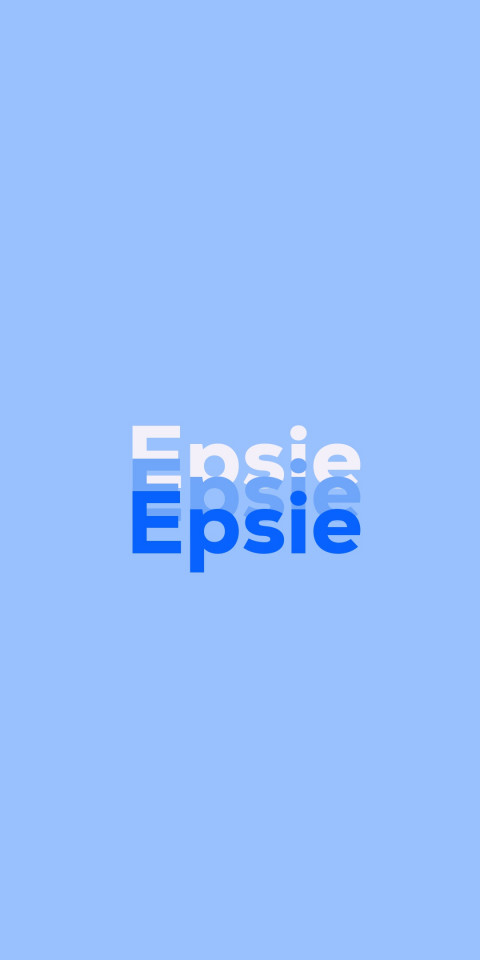 Free photo of Name DP: Epsie