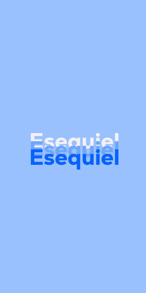 Free photo of Name DP: Esequiel