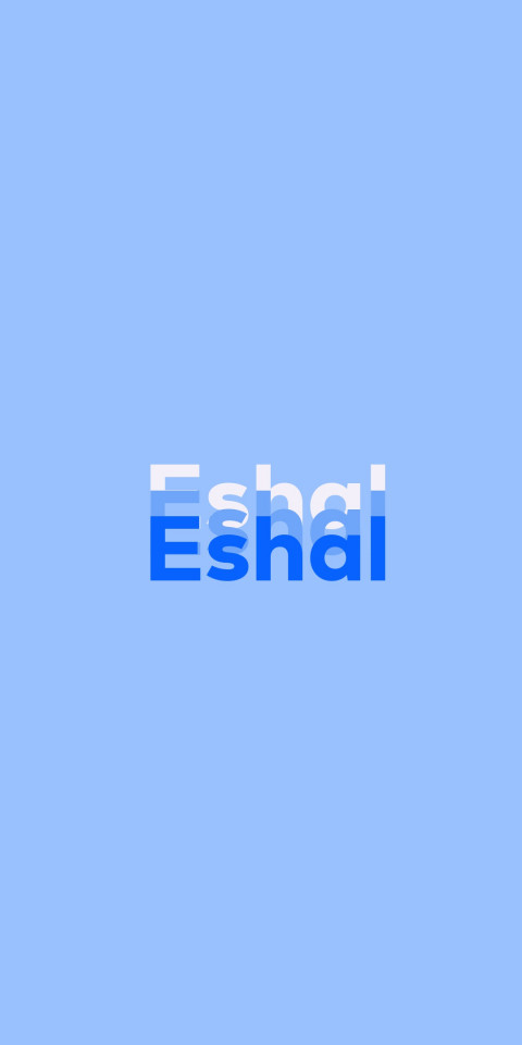 Free photo of Name DP: Eshal