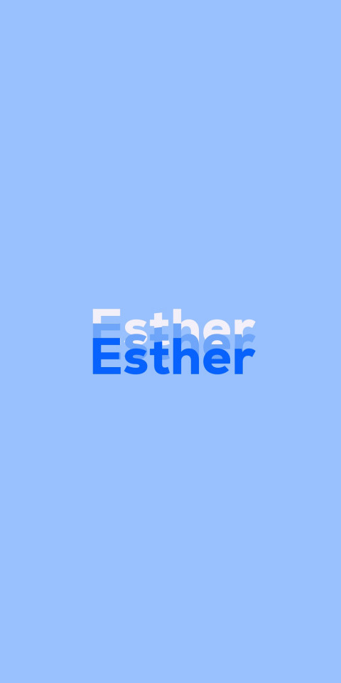 Free photo of Name DP: Esther