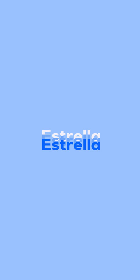 Free photo of Name DP: Estrella