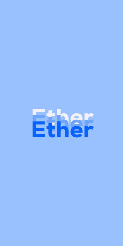 Free photo of Name DP: Ether