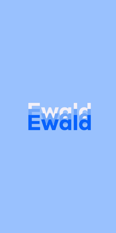 Free photo of Name DP: Ewald