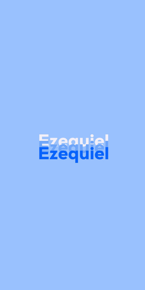 Free photo of Name DP: Ezequiel