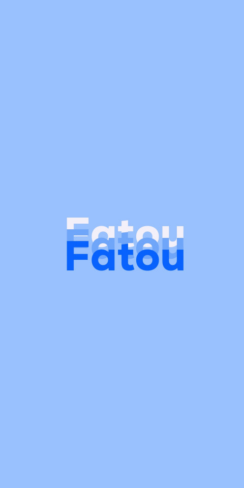 Free photo of Name DP: Fatou